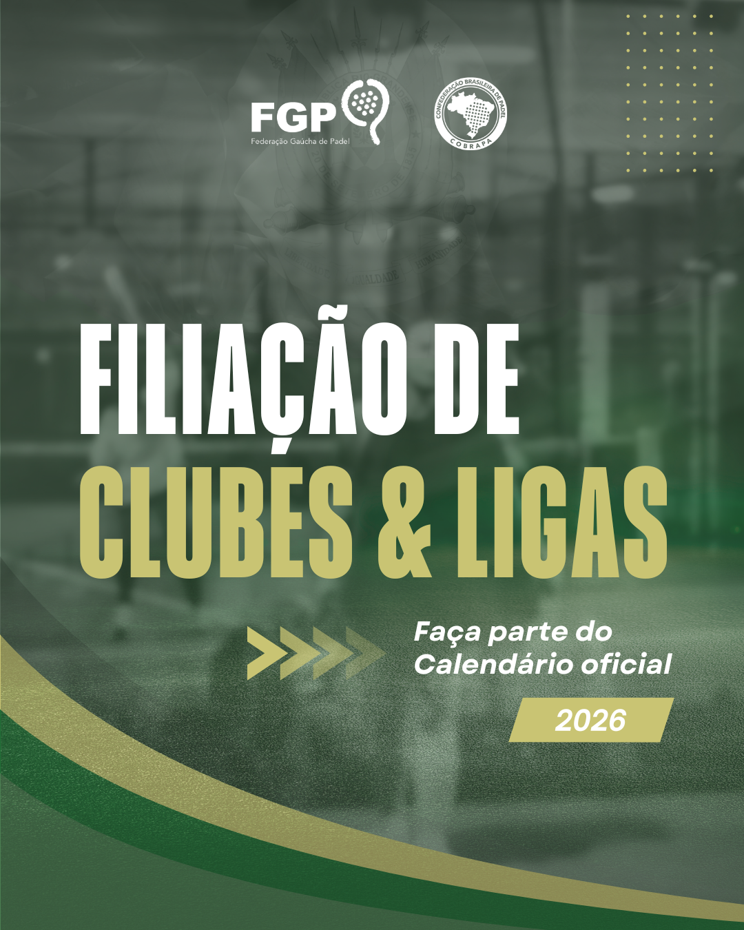 Filiação Anual de Clubes e Ligas 2026